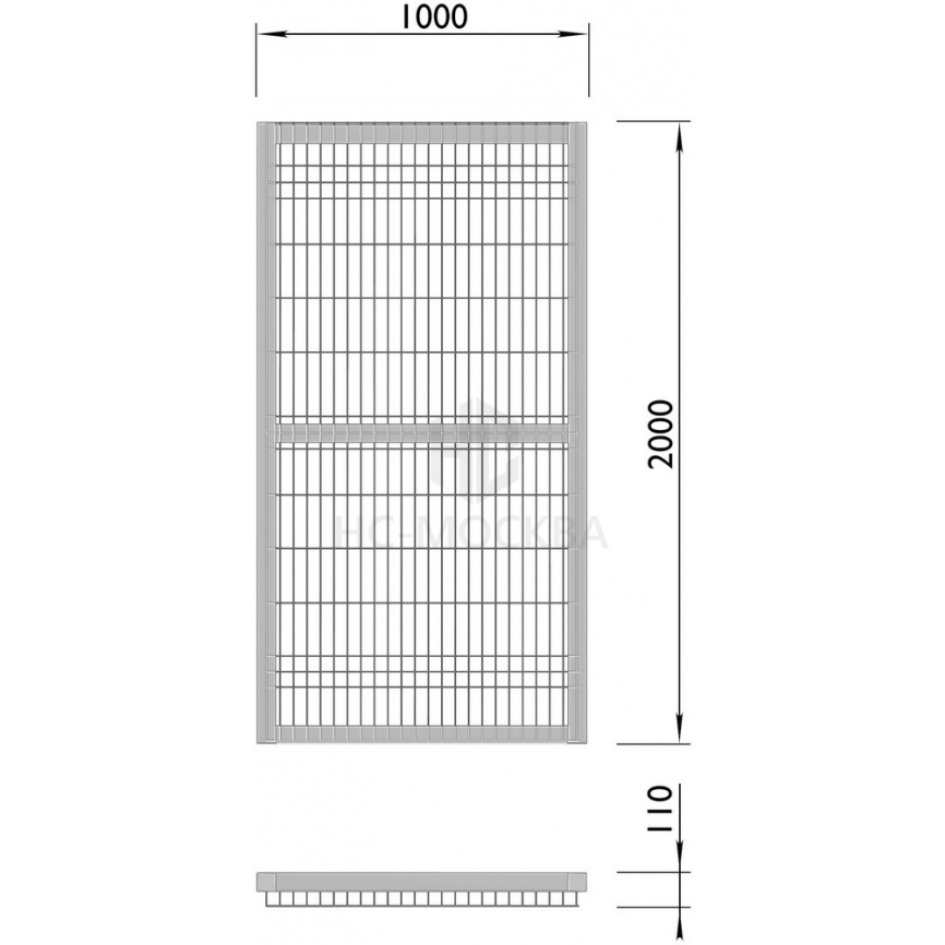 Калитка 2,0x1,0 фото 2