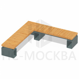 Скамья угловая Тип 1