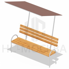 Лавочка с навесом