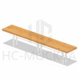 Лавочка без спинки 2м